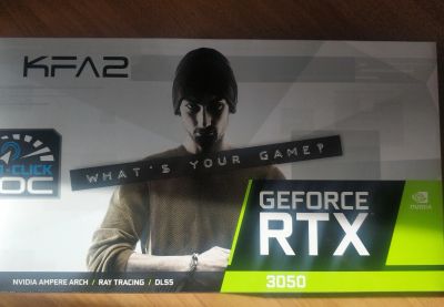 Лот: 18664280. Фото: 1. Видеокарта KFA2 GeForce RTX 3050... Видеокарты