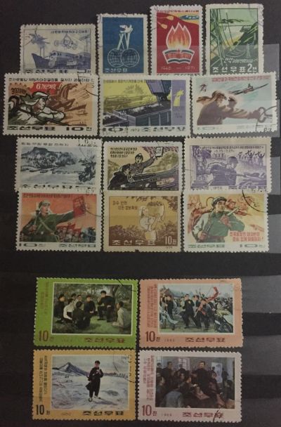 Лот: 19523755. Фото: 1. Подборка марок Северной Кореи... Марки