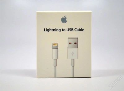 Лот: 2459740. Фото: 1. Кабель для Apple iPhone5 5 ipad... Дата-кабели, переходники