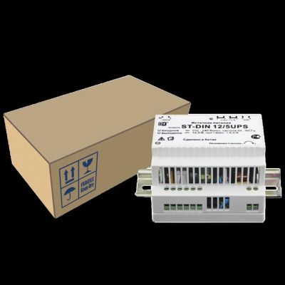 Лот: 9181775. Фото: 1. Блок питания ST-DIN 12/5UPS. Видеонаблюдение