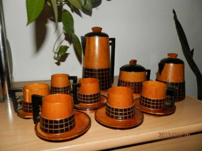 Лот: 3431479. Фото: 1. сервиз деревянный. Сервизы, наборы посуды