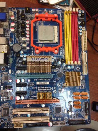 Лот: 5986723. Фото: 1. АМ2+ Сокет Gigabyte GA-MA78G-DS3H. Материнские платы