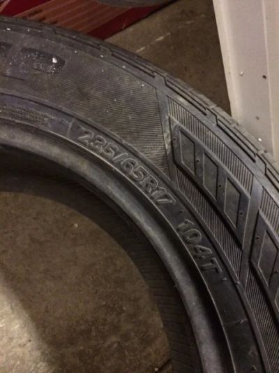 Лот: 4149539. Фото: 1. Шина Hankook 17\235\65 2 ШТ. Шины