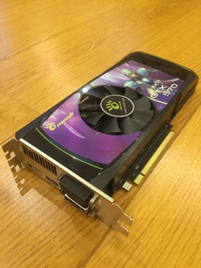 Лот: 10588189. Фото: 1. Видеокарта GTX 570. Видеокарты