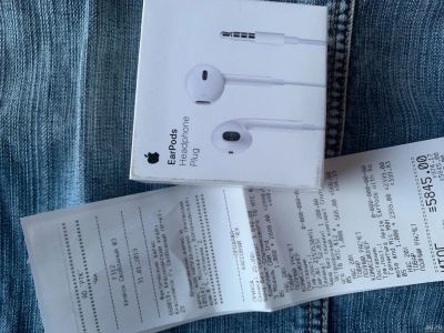 Лот: 13277420. Фото: 1. Earpods. Красноярск