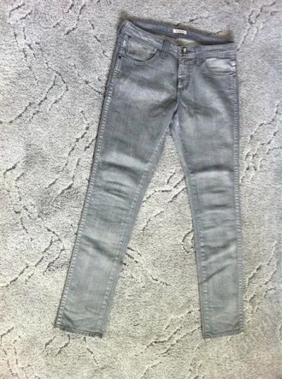 Лот: 2066257. Фото: 1. джинсы Wrangler серые облигающие. Джинсы