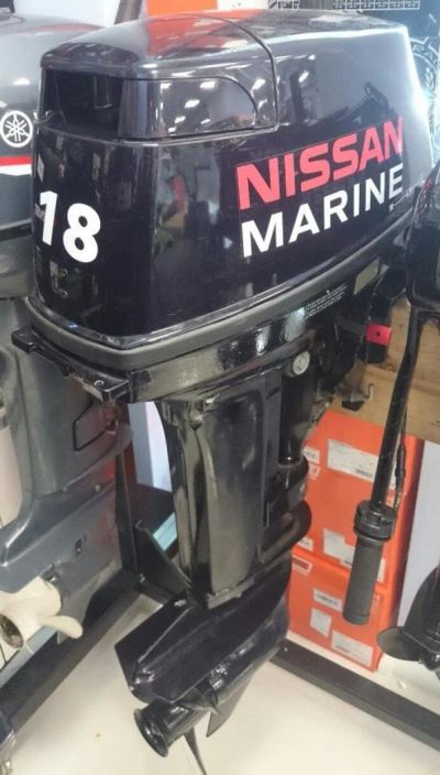 Лот: 9494241. Фото: 1. Лодочный мотор Nissan Marine 15. Лодочные моторы