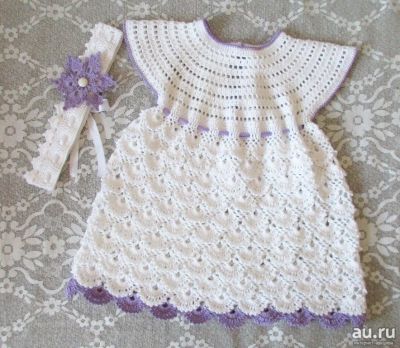 Лот: 8956399. Фото: 1. Ажурное платье 80-86 новое. Платья, сарафаны