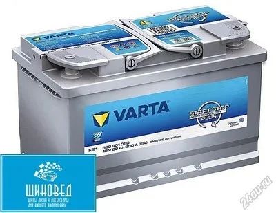 Лот: 6803912. Фото: 1. Аккумулятор Varta F21 AGM Start-Stop... Аккумуляторы