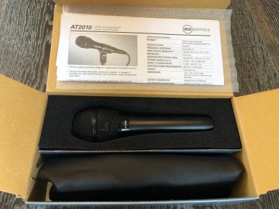 Лот: 11825970. Фото: 1. Audio-Technica AT2010 сценарный... Студийные микрофоны, радиомикрофоны и радиосистемы