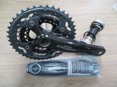 Лот: 13780872. Фото: 1. Система шатунов Shimano Deore... Запчасти