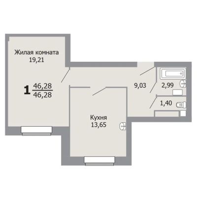 Лот: 3890006. Фото: 1. Продам 1 комн. Графитная д.4 ж... Квартиры, студии