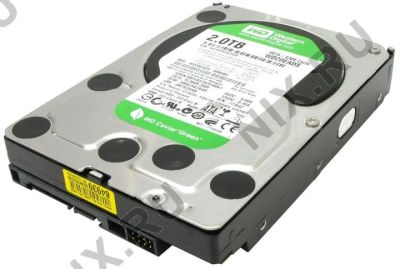 Лот: 4542734. Фото: 1. HDD 2 Tb SATA-II 300 Western Digital... Жёсткие диски (HDD)