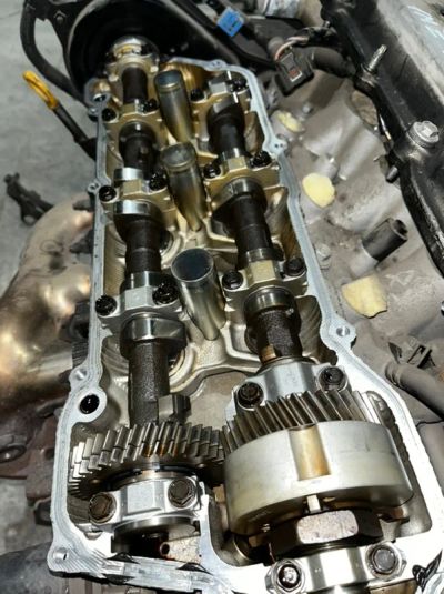 Лот: 18960678. Фото: 1. Двигатель Toyota Alphard MNH10... Двигатель и элементы двигателя