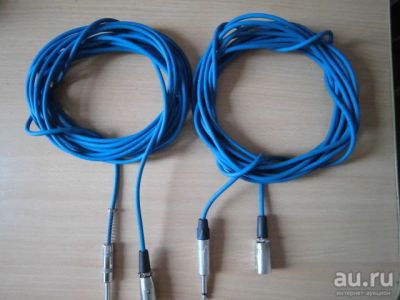 Лот: 9605085. Фото: 1. XLR - Jack - 2шт х 6,5м (аппарат... Аксессуары