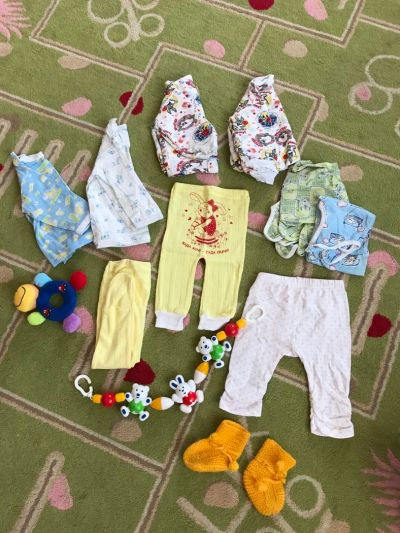 Лот: 9599828. Фото: 1. распашонка ползунки. Ползунки, распашонки, слипы