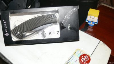 Лот: 12878282. Фото: 1. складной нож Kizer KYRE V4484A2... Ножи, топоры