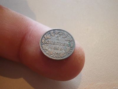 Лот: 14566156. Фото: 1. Редкость! 1 крейцер 1866 года... Россия до 1917 года