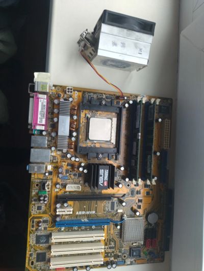 Лот: 25406991. Фото: 1. Материнская плата Asus A8R(сокет939... Комплекты запчастей