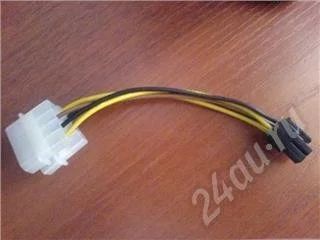 Лот: 210577. Фото: 1. Переходник с 2 Molex на 6pin для... Другое (комплектующие)