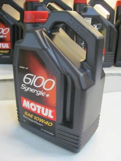 Лот: 12020475. Фото: 1. Motul 6100 Synergie+ 10w40 4л. Масла, жидкости