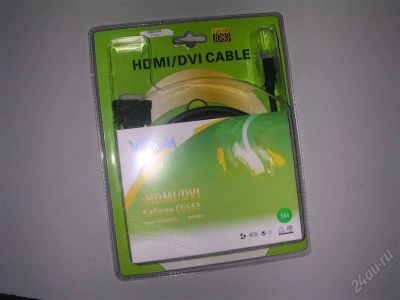 Лот: 1882887. Фото: 1. кабель HDMI19M to DVI19M VCOM... Шлейфы, кабели, переходники
