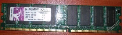 Лот: 144626. Фото: 1. Память DDR1 512Мб PC3200 Kingston. Оперативная память