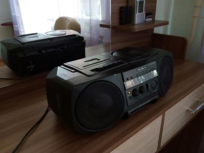 Лот: 9982183. Фото: 1. Магнитола SONY CFD-V20. Рабочая... Музыкальные центры, магнитолы