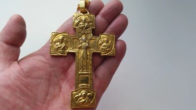 Лот: 11631776. Фото: 1. большой наперсный епископский... Кулоны, подвески