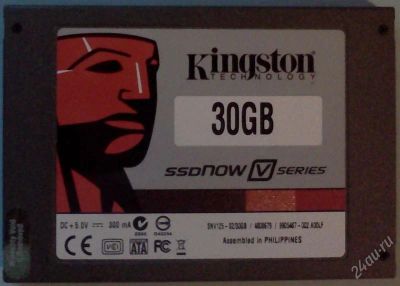 Лот: 1138503. Фото: 1. SSD Kingston 30Gb. Жёсткие диски (HDD)