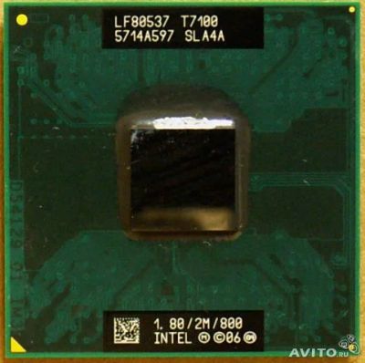 Лот: 4130672. Фото: 1. Процессор для ноутбука Intel Core2Duo... Процессоры