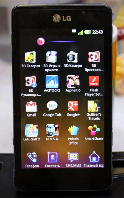 Лот: 4440373. Фото: 1. LG Optimus 3D Max P725; OS Android... Смартфоны