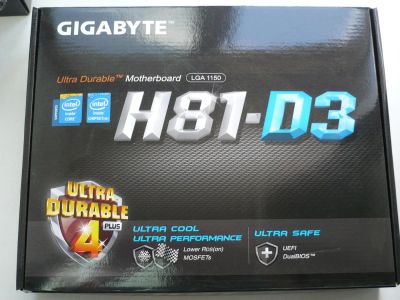 Лот: 4249298. Фото: 1. Материнская плата Gigabyte H81-D3. Материнские платы