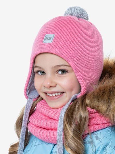 Лот: 25401858. Фото: 1. Шапка зимняя для девочки NIKASTYLE... Зимняя спортивная одежда