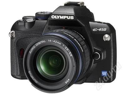 Лот: 2391514. Фото: 1. Olympus e-450 + Zuiko digital... Цифровые зеркальные
