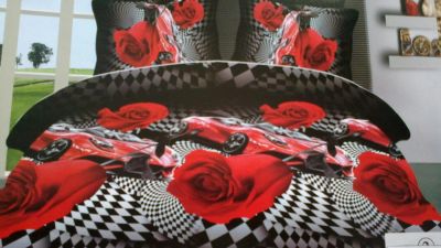 Лот: 6317765. Фото: 1. Постельное белье 3D 2-ух спальное... Постельное бельё