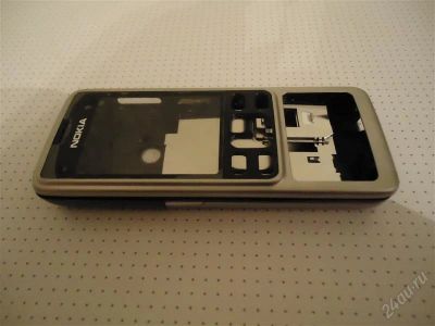 Лот: 858789. Фото: 1. Корпус NOKIA 6300 /Металлик/. Корпуса, клавиатуры, кнопки