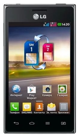 Лот: 3509347. Фото: 1. LG Optimus L5 Dual. Смартфоны