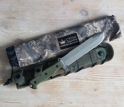 Лот: 25057347. Фото: 1. Kizlyar supreme Survivalist aus8. Ножи, топоры