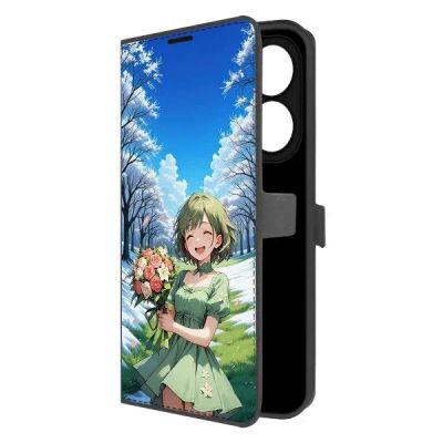 Лот: 25383047. Фото: 1. Чехол Krutoff Eco Book "Аниме... Чехлы, бамперы