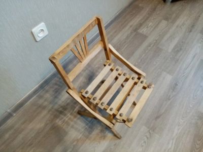 Лот: 16176593. Фото: 1. стул детский подростковый складной... Столики, стулья, парты