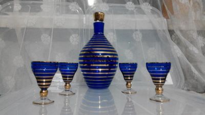 Лот: 11537093. Фото: 1. Графин и рюмки (набор). Кувшины, графины
