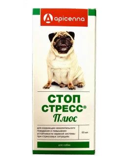 Лот: 16625105. Фото: 1. Стоп Стресс Плюс капли для собак... Косметика для животных