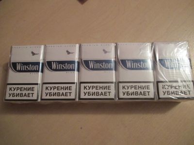 Лот: 11947519. Фото: 1. сигареты винстон блю.vinston blue... Россия после 1991 года