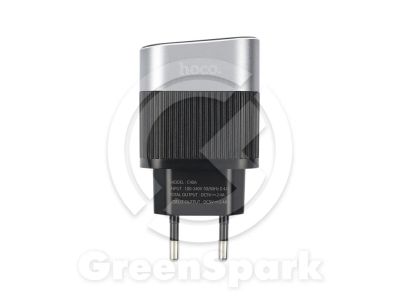 Лот: 14458509. Фото: 1. СЗУ HOCO C40A (2-USB/2.4A) (черный... Зарядные устройства, блоки питания, адаптеры сетевые для смартфонов
