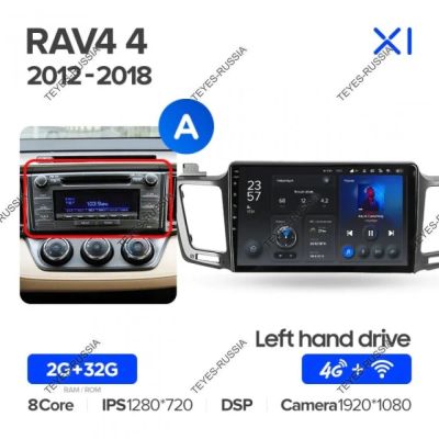 Лот: 20831398. Фото: 1. Магнитола Teyes X1 Toyota RAV... Автомагнитолы