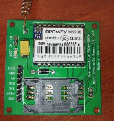Лот: 8579032. Фото: 1. GPRS модуль M590 sim-модуля радиоконструктор. Микроконтроллеры