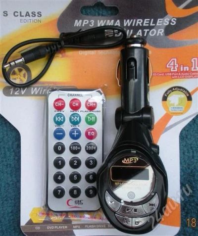 Лот: 476896. Фото: 1. Новый usb sd-card модулятор с... Автомагнитолы