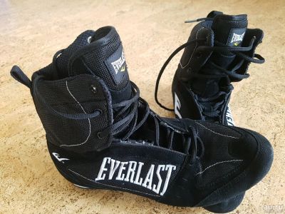 Лот: 13139365. Фото: 1. Боксерки everlast High Top Boxing... Одежда для боевых искусств