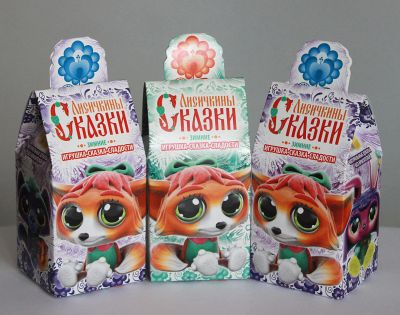 Лот: 10176098. Фото: 1. Набор из 3-х игрушек "Лисичкины... Другое (игрушки)